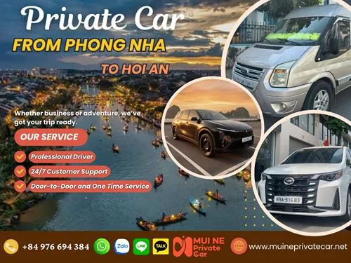 Private Car From Phong Nha To Hoi An